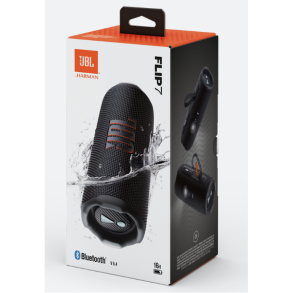JBL flip7  Black & Orange